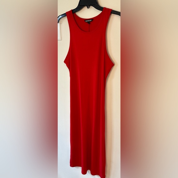 Express Women’s Red Bodycon Dress Size Large - Picture 8 of 8